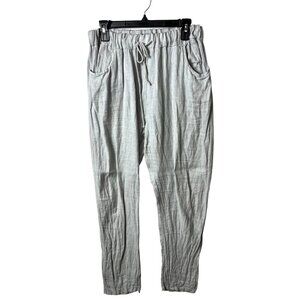 Pistache 100%‎ linen pants women’s size S/M